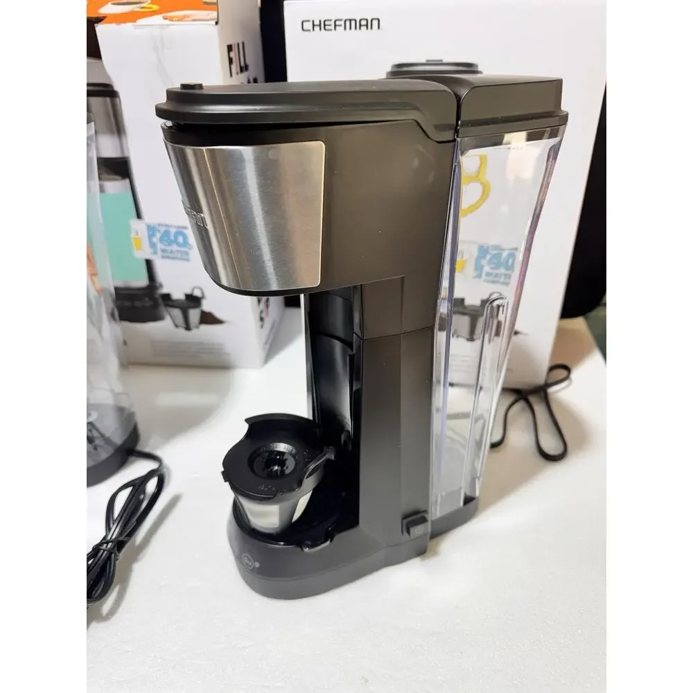 Chefman InstaCoffee Lift Select Max+ Single Serve Pod & Ground Coffee Maker